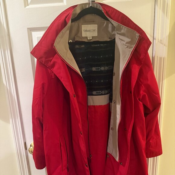 Coldwater Creek All-Season Jacket, Dover Red 3X - Picture 1 of 7